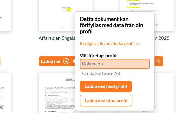 Ladda ner förifyllt