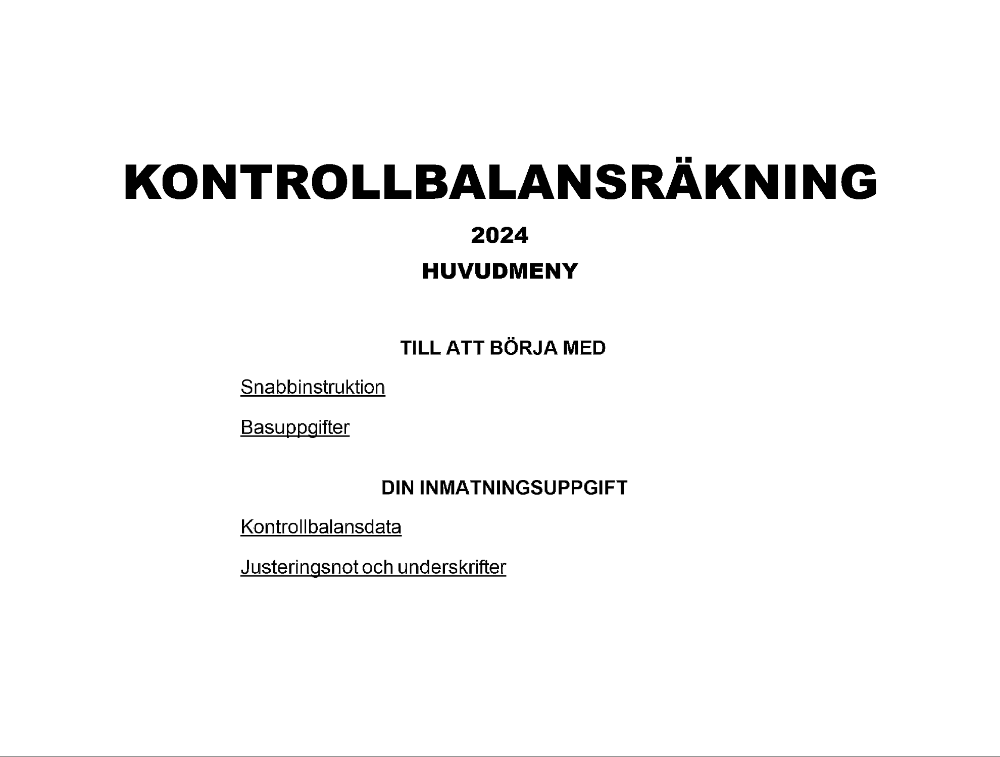 Kontrollbalansräkning