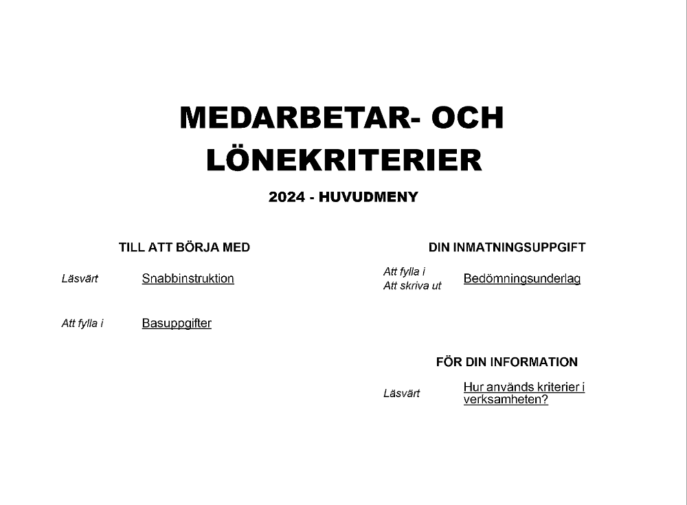 Medarbetar- och lönekriterier 2024