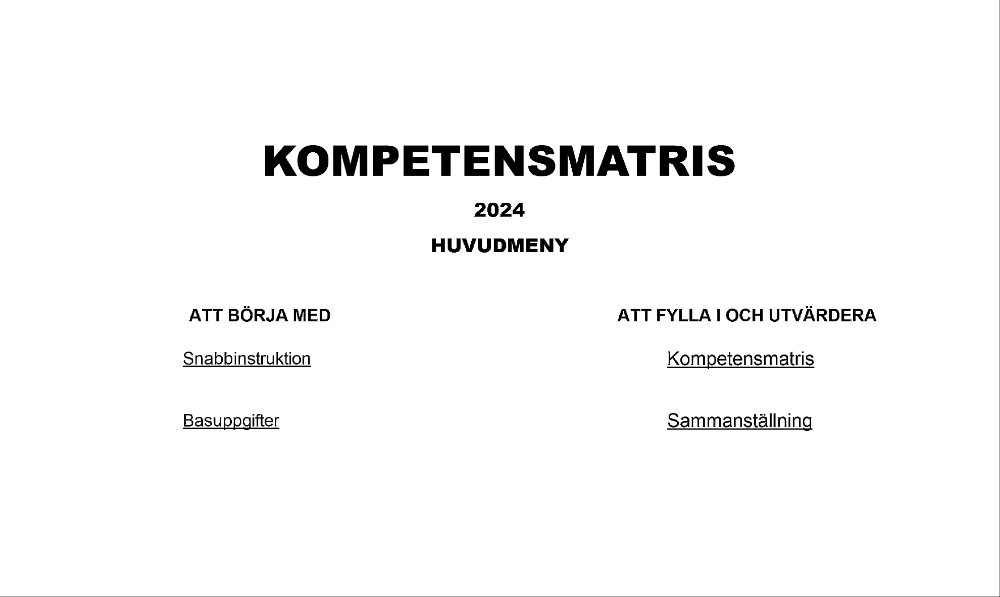 Kompetensmatris