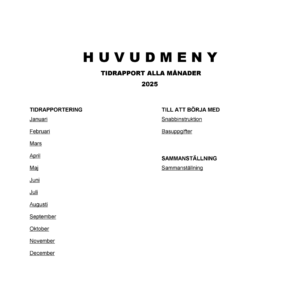 Tidrapport 00 alla månader 2025
